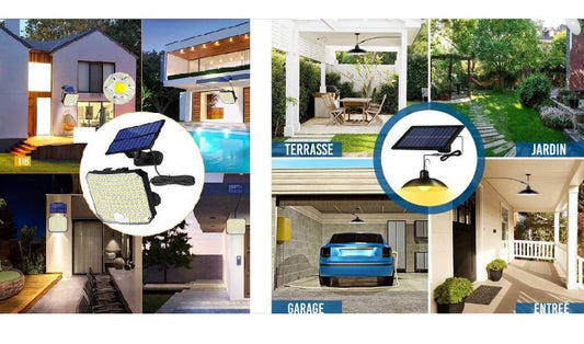 Lampes Solaires : Réduction de la facture d'électricité. Éclairez vos extérieurs sans se ruiner