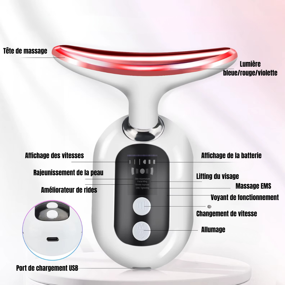 Lifting du visage par microcourants
