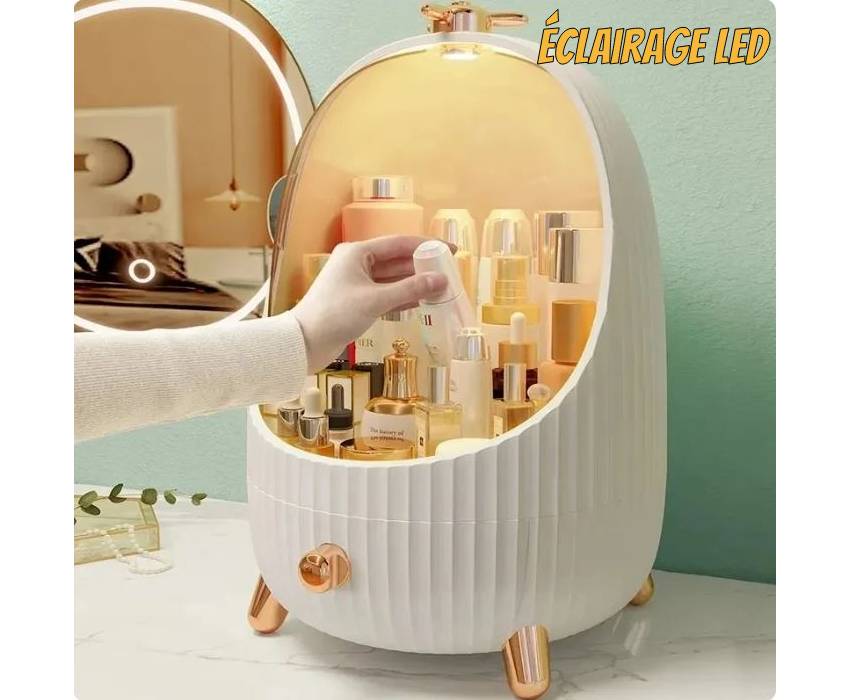 Boîte de rangement cosmétique GlamBoxLuxe