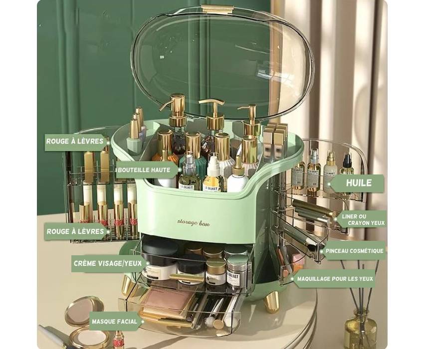 Boîte de rangement maquillage BeautyBox