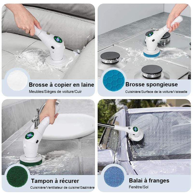 Brosse de nettoyage électrique PowerScrub Pro