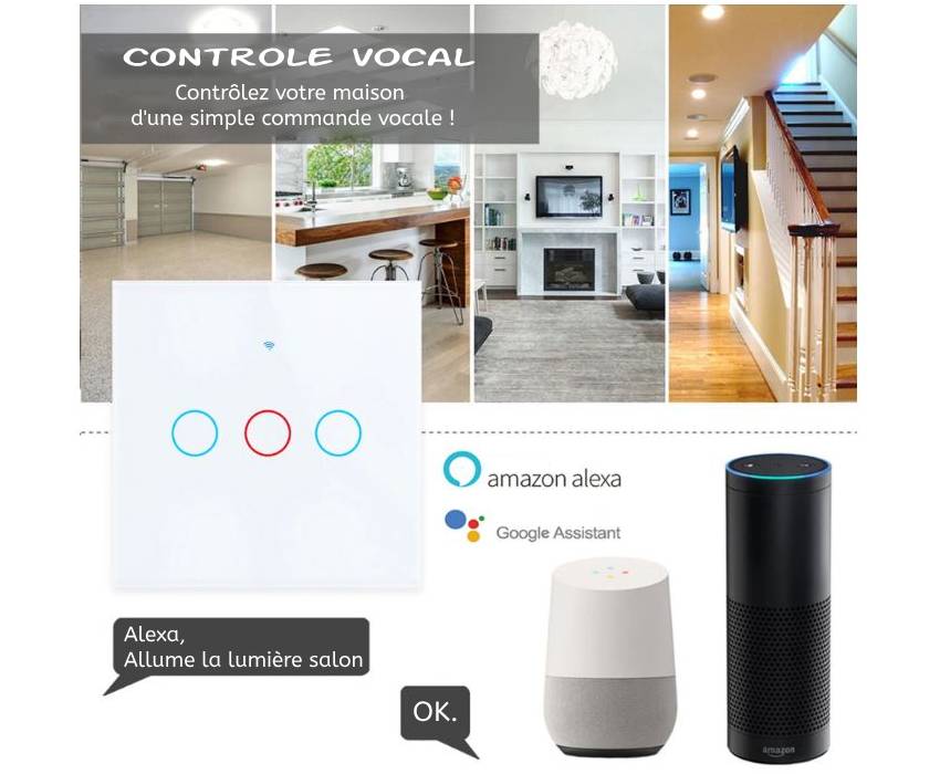 Interrupteur Wi-Fi amazon ,alexia