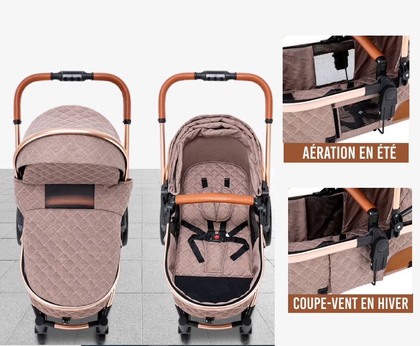 Poussette design 3 en 1 WonderWalk