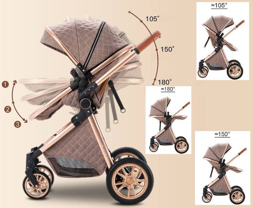 Poussette design 3 en 1 WonderWalk