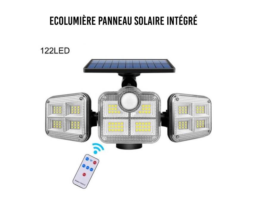 Projecteur solaire EcoLumière Pro