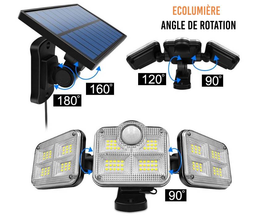 Projecteur solaire EcoLumière Pro
