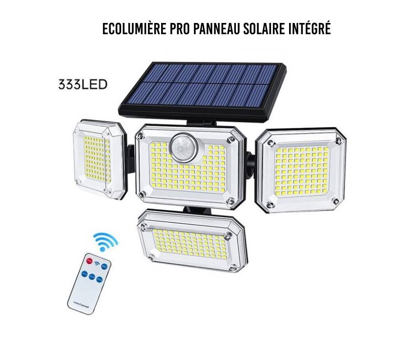 Projecteur solaire EcoLumière Pro