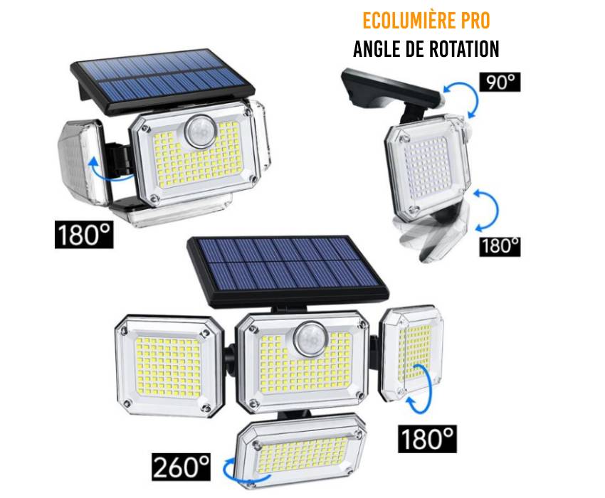 Projecteur solaire EcoLumière Pro