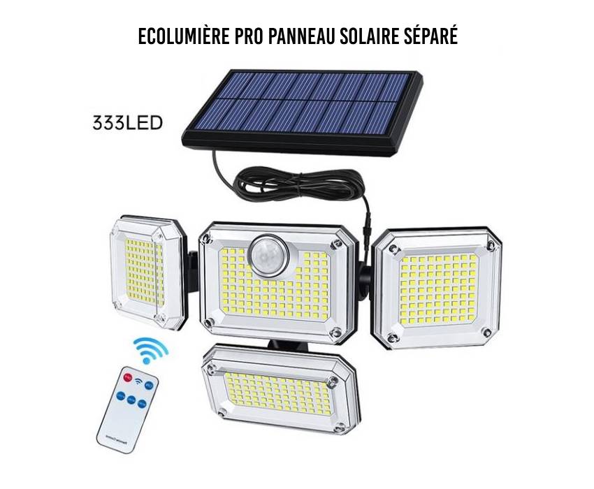 Projecteur solaire EcoLumière Pro