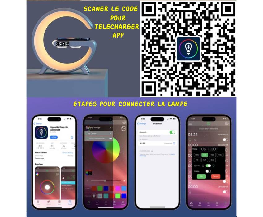 Veilleuse lampe G-Luminous