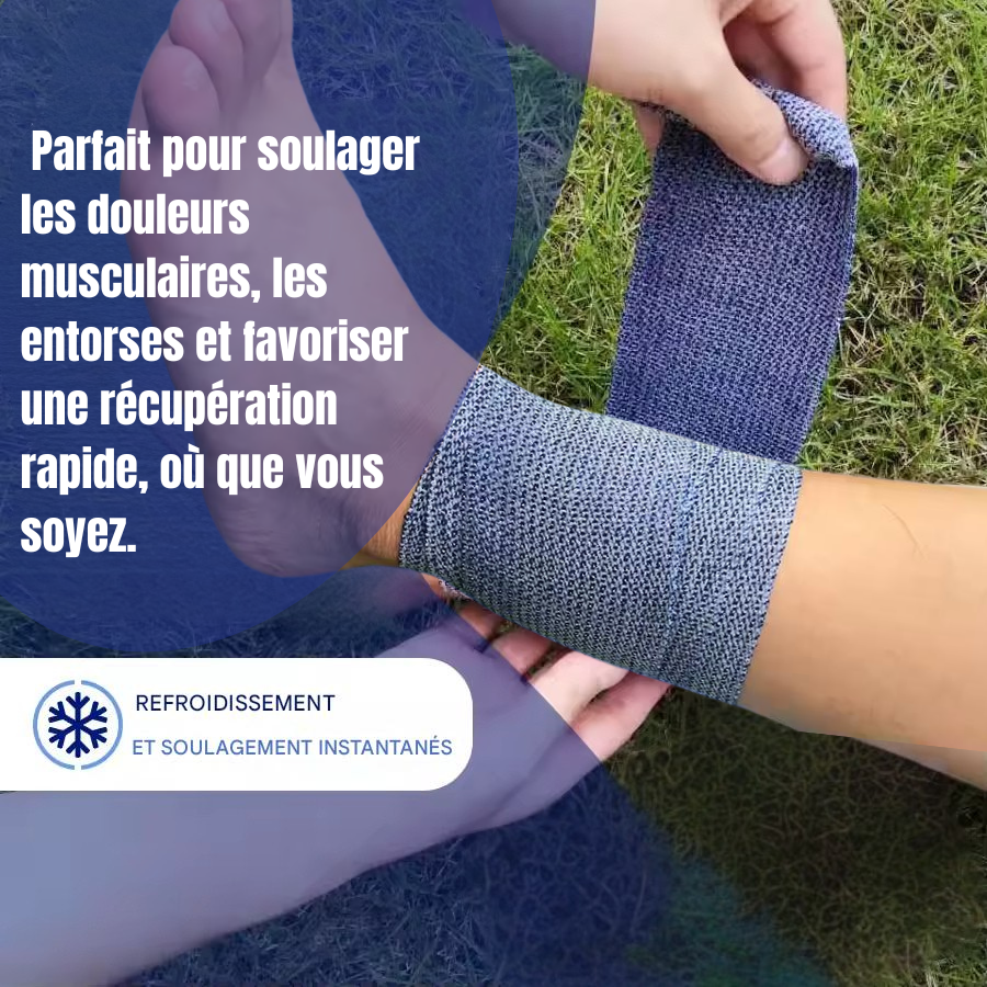 Bandage de Glace | Compression Froide Instantanée