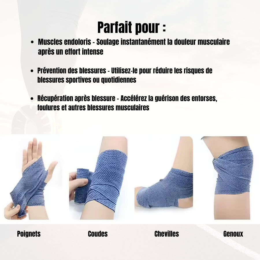 Bandage de Glace | Compression Froide Instantanée