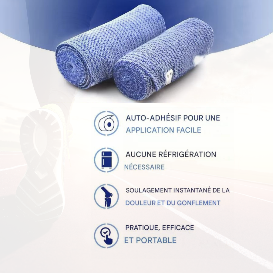 Bandage de Glace | Compression Froide Instantanée
