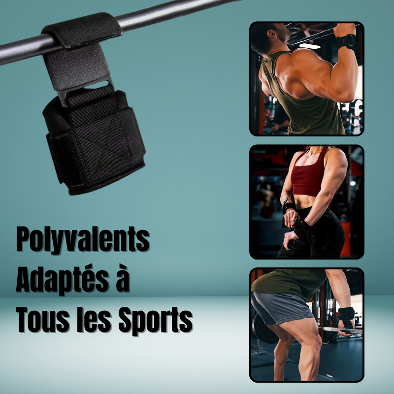 Crochets pour Tractions GripMax Pro