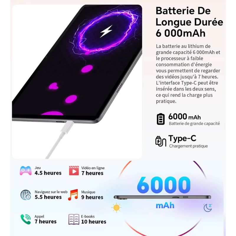 tablette Teclast P30T Android 15 avec pack complet 10 accessoires – meilleur rapport qualité-prix 2025