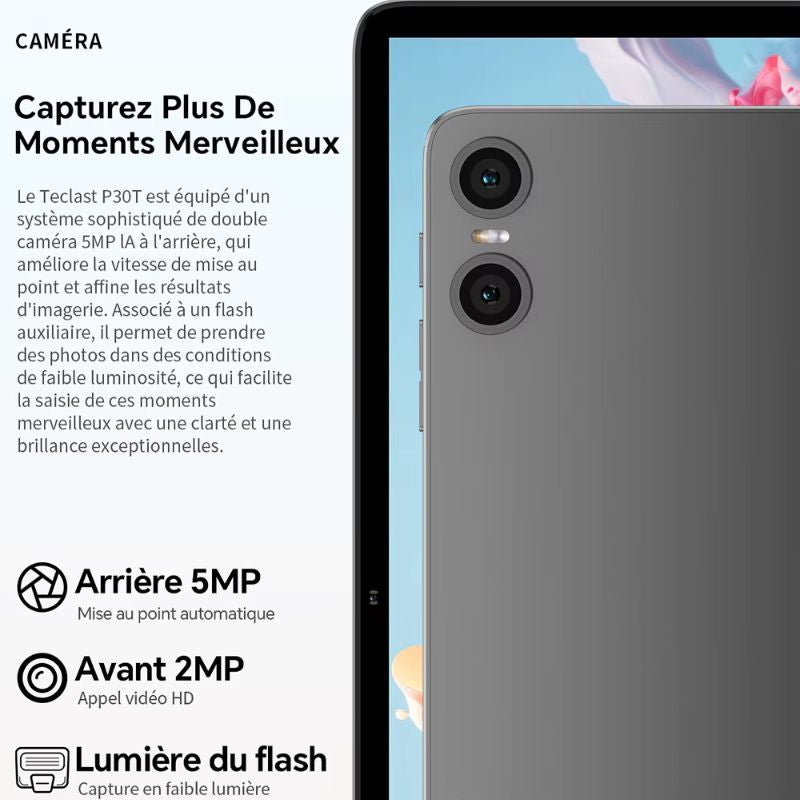 tablette Android 15 Teclast P30T 10 pouces – écran lumineux et fluide, idéale pour le travail et les loisirs