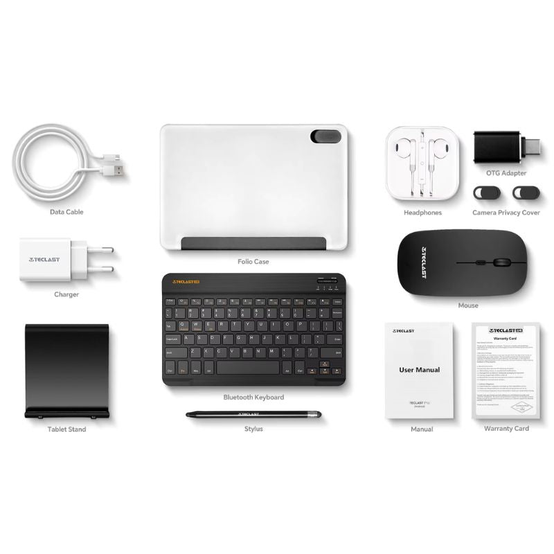 tablette Teclast P30T Android 15 ports OTG et Type-C – connectivité complète et polyvalente