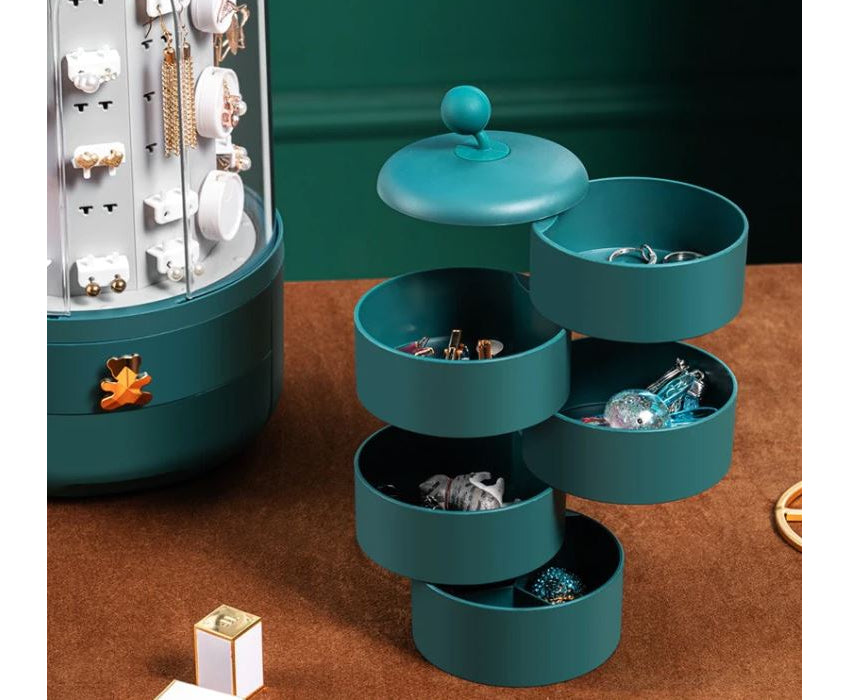 Boîte à bijoux rotative 360 JewelOrganizer