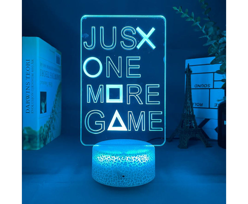 Lampe 3D Juste one more game – Smart Color Life