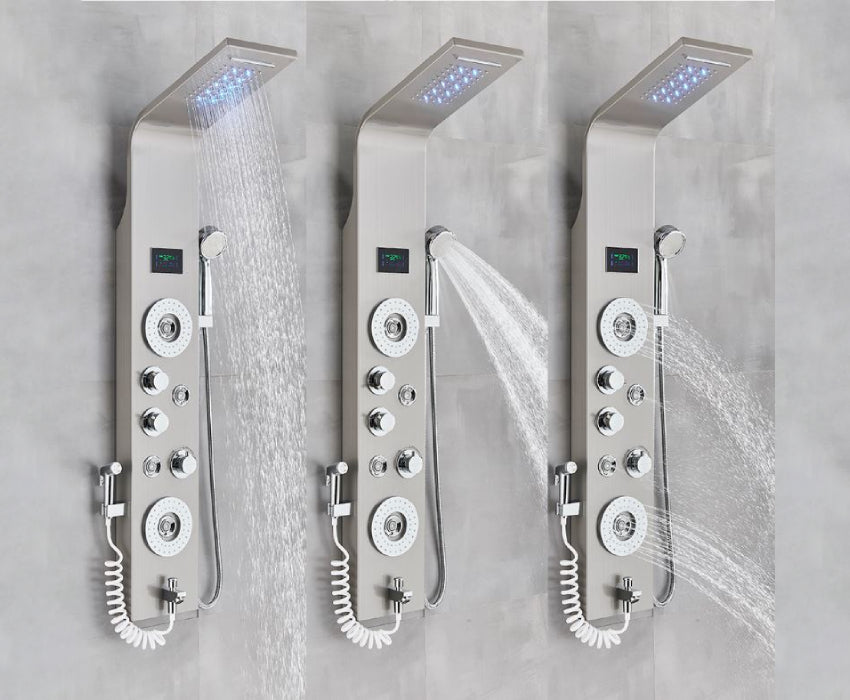 Panneau de douche hydromassant HydroLux