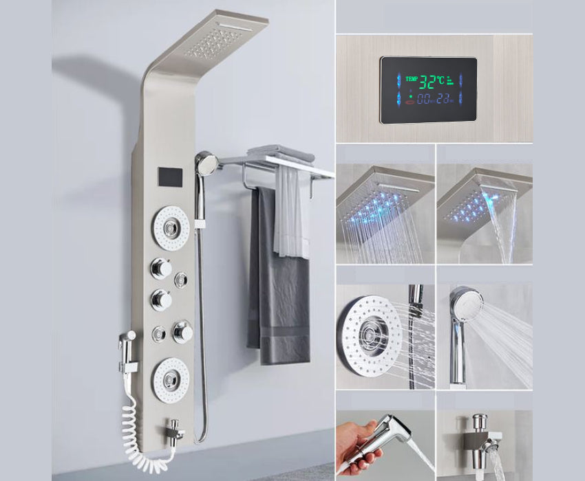 Panneau de douche hydromassant HydroLux
