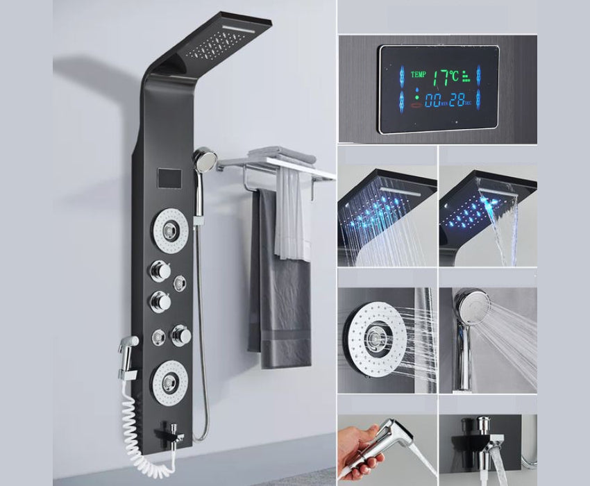 Panneau de douche hydromassant HydroLux