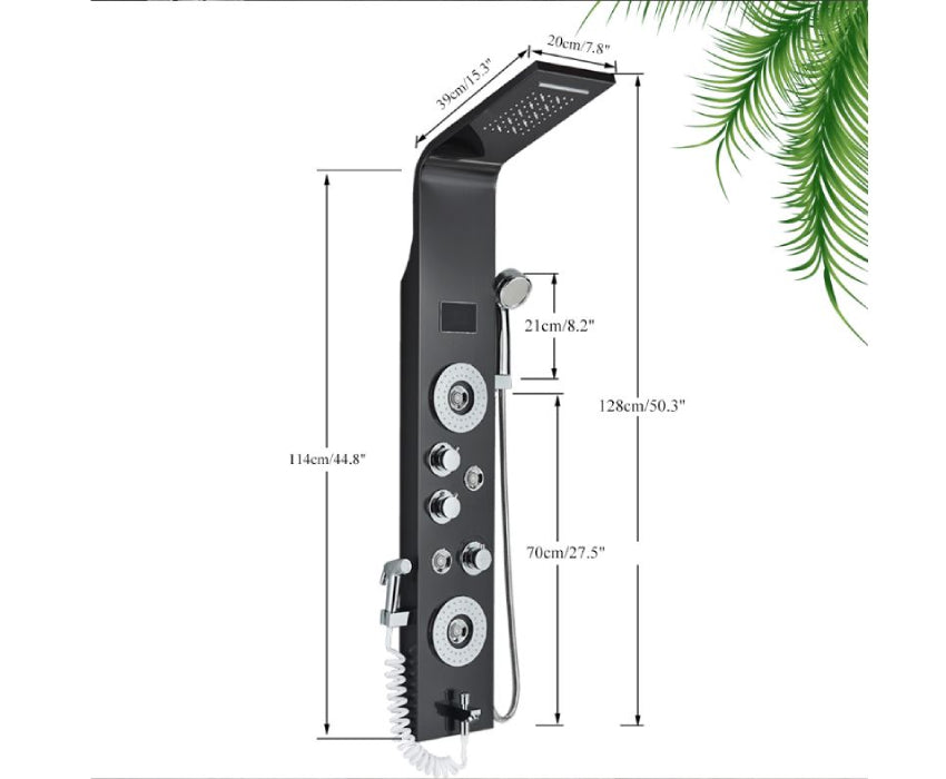 Panneau de douche hydromassant HydroLux