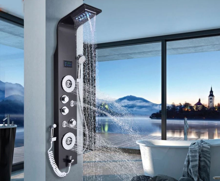 Panneau de douche hydromassant HydroLux