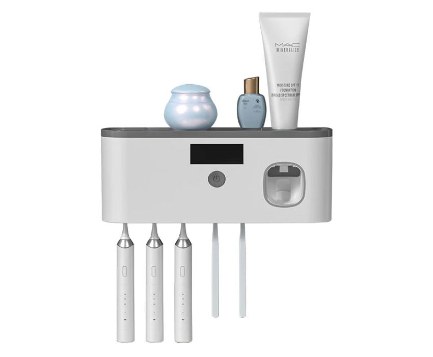 Porte-brosse à dents UV avec distributeur de dentifrice UVBrushPro