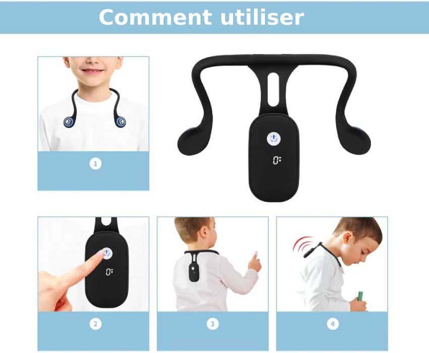Correcteur de posture intelligent sans bretelle UprightPlus