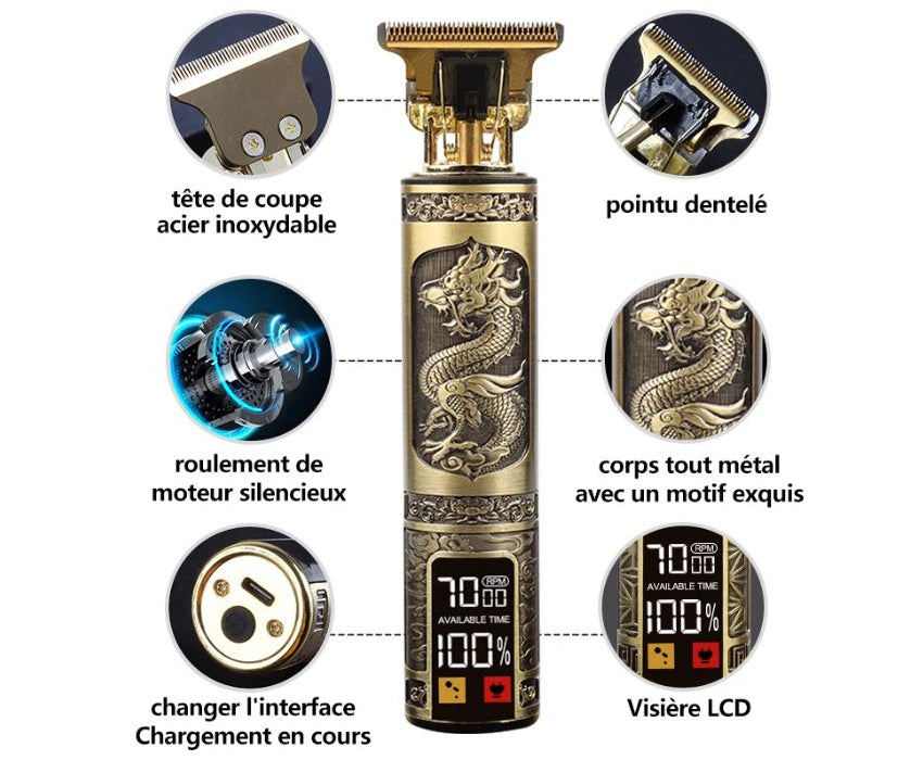 Tondeuse à barbe et cheveux BarbeMasterPro