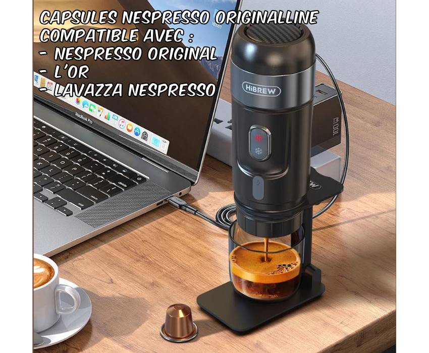 Machine à café portable 3 en 1 HIBREW H4A