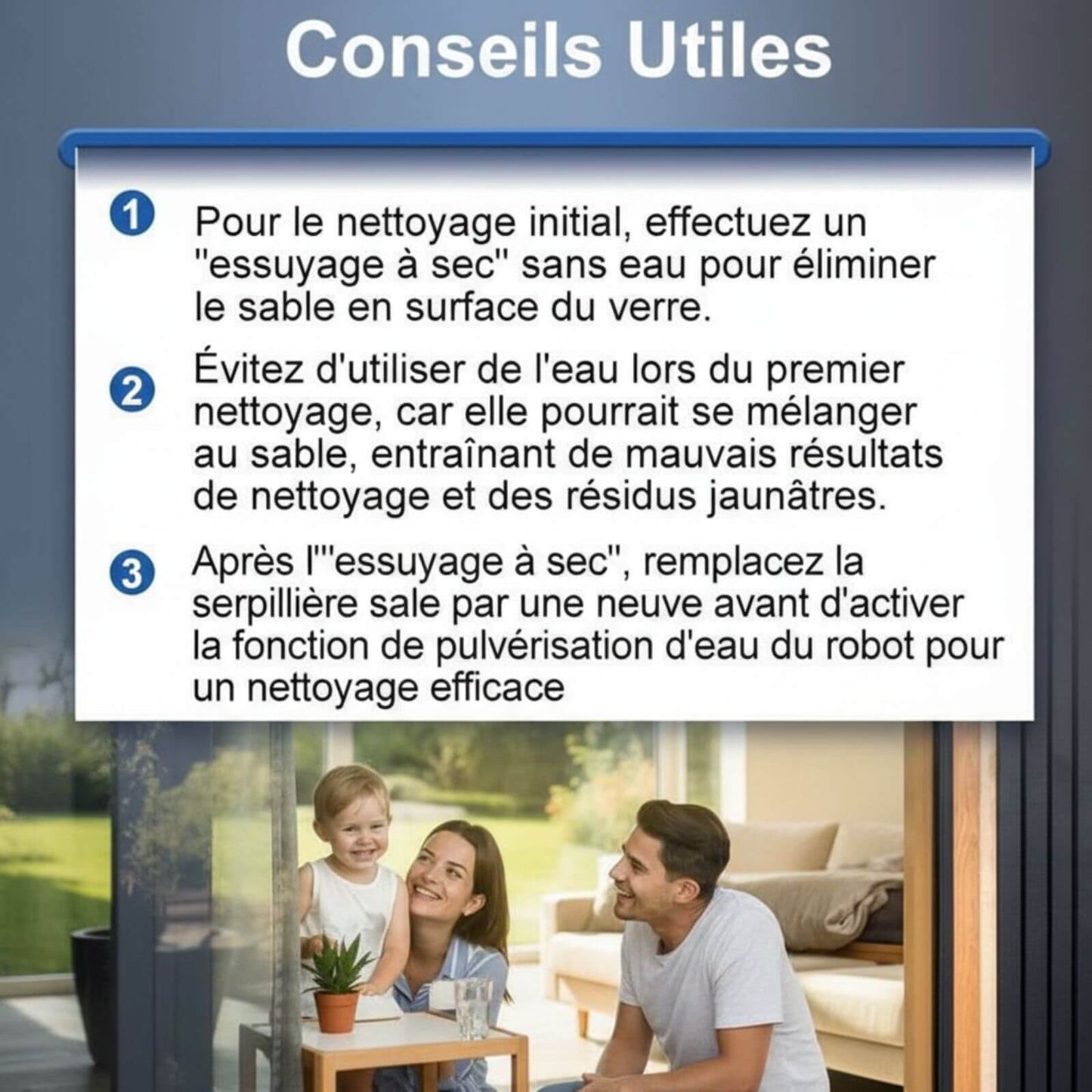 Nettoyeur de vitres sans fil