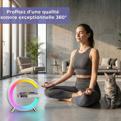 Meilleure lampe de chevet LED multifonction avec chargeur sans fil