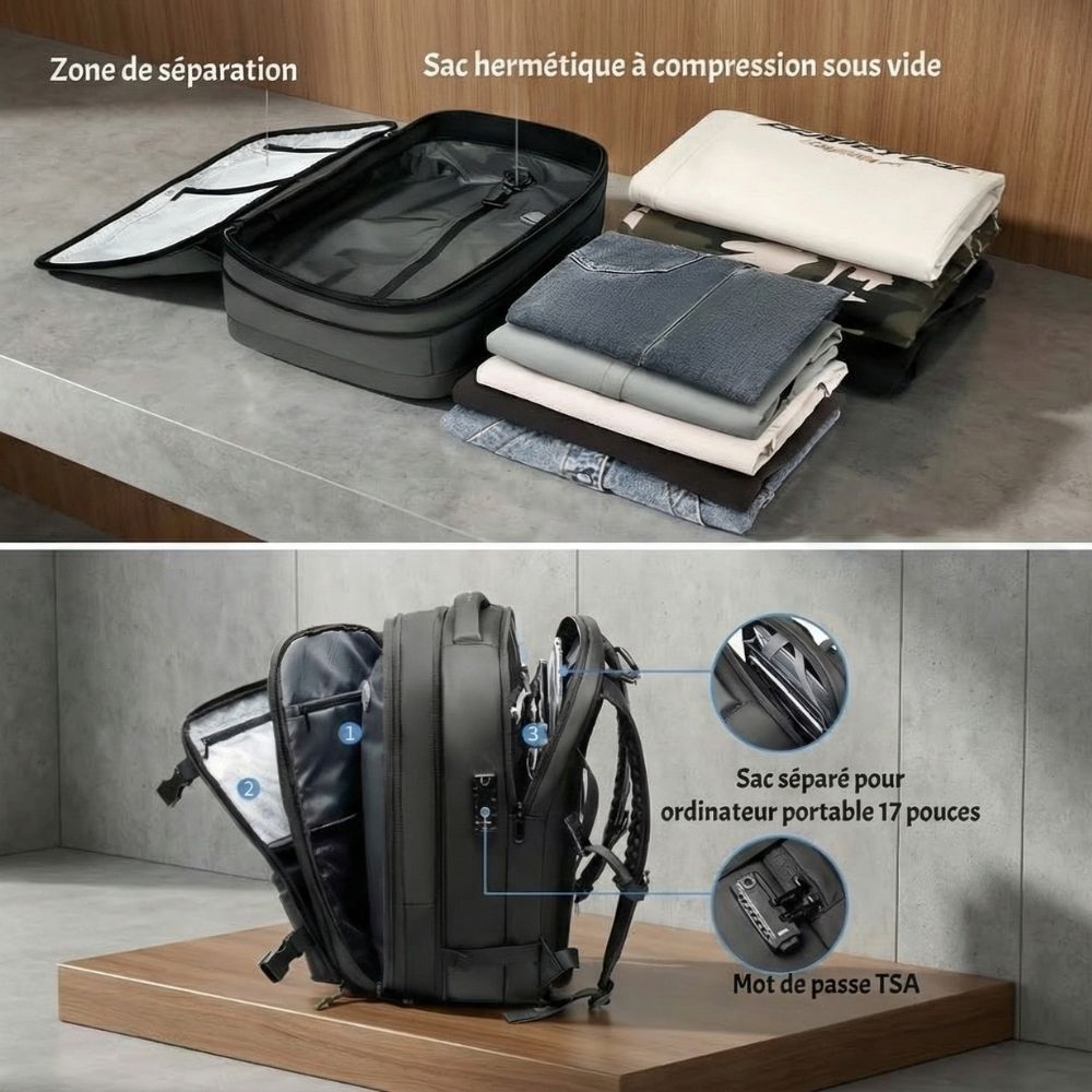 Bagage à main conforme aux nouvelles normes européennes 2026 pour voyager sans frais de soute.