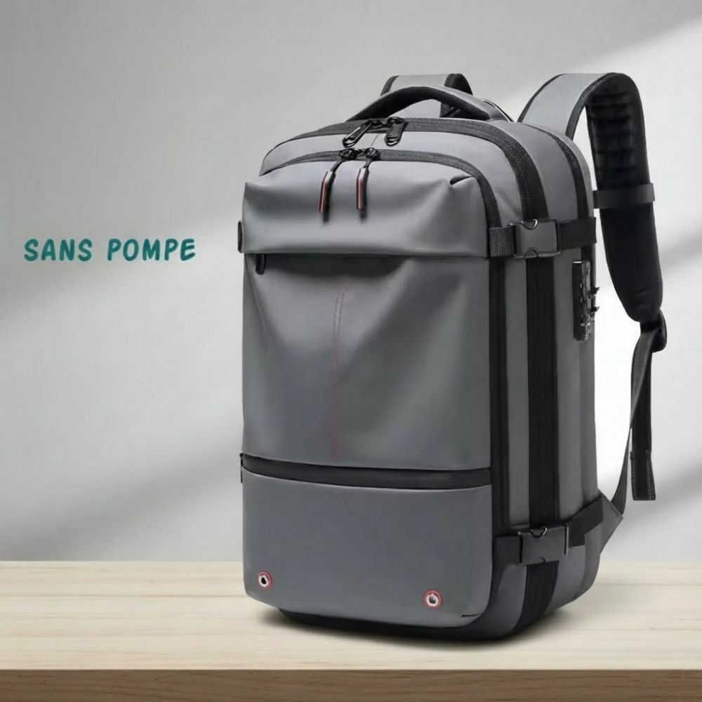 Sac de voyage intelligent avec système de compression ultime pour gagner 50% d'espace bagage