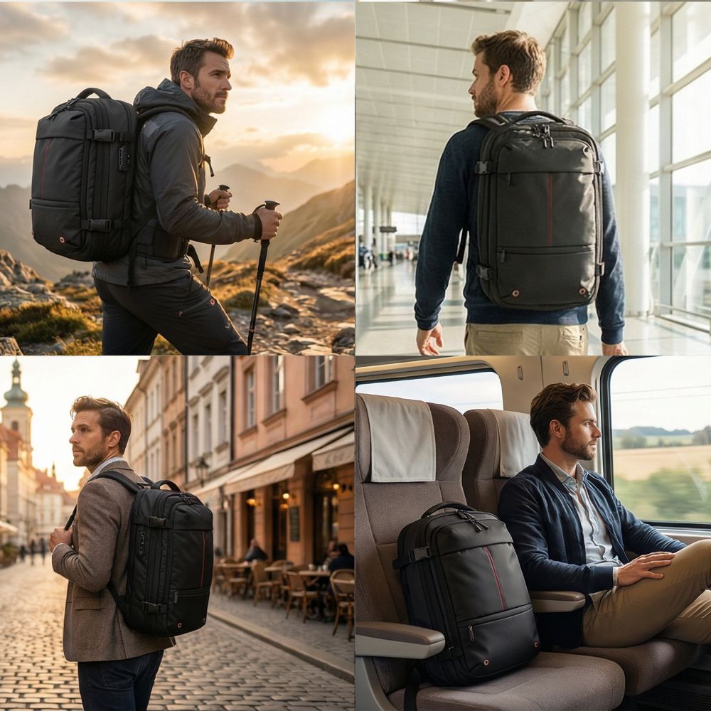 Voyagez léger sac à dos compression sous vide