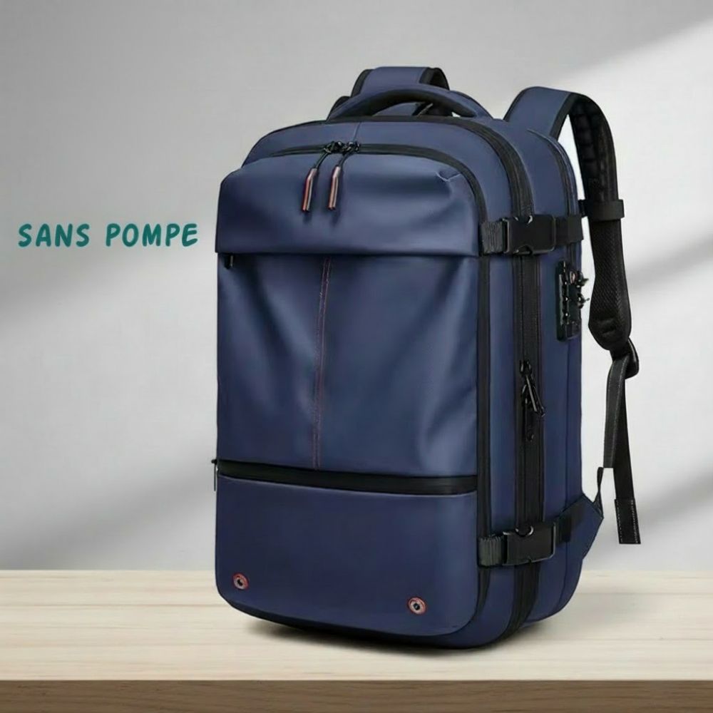 Sac à dos ultra compact de dimensions 49x32x15 cm compatible avec les règles cabine de Ryanair et EasyJet.