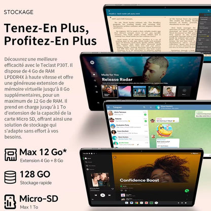 tablette Teclast P30T Android 15 cadeau de Noël idéal – meilleure tablette complète pour toute la famille