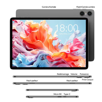 interface Android 15 sur tablette Teclast P30T – performance fluide et sécurité renforcée