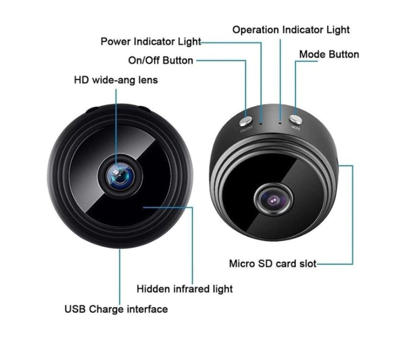 Mini camera surveillance MiniWatch – Smart Color Life